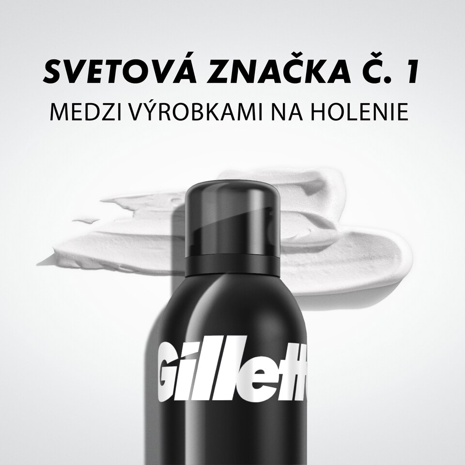 obrázok 1 z Gillette Classic Sensitive Pena Na Holenie, Na Citlivú Pokožku, 200ml