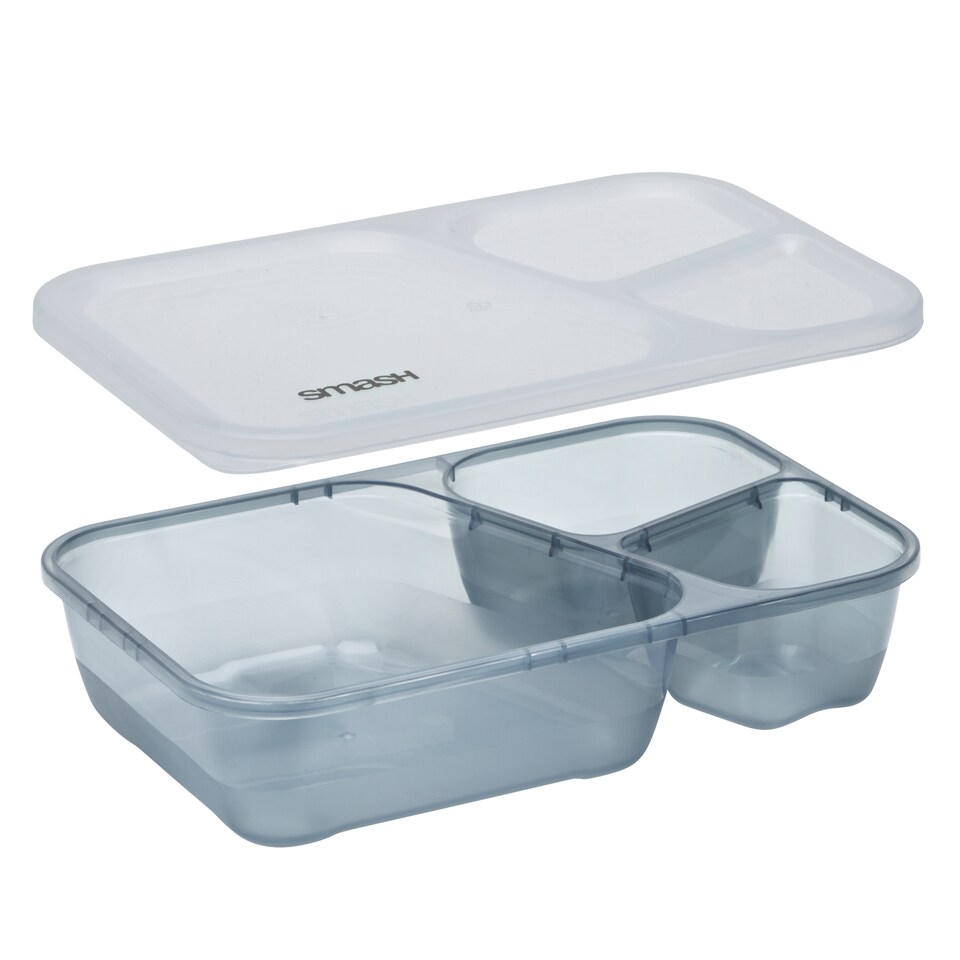 image 1 of Smash Black Meal Prep Containers 5 Pack