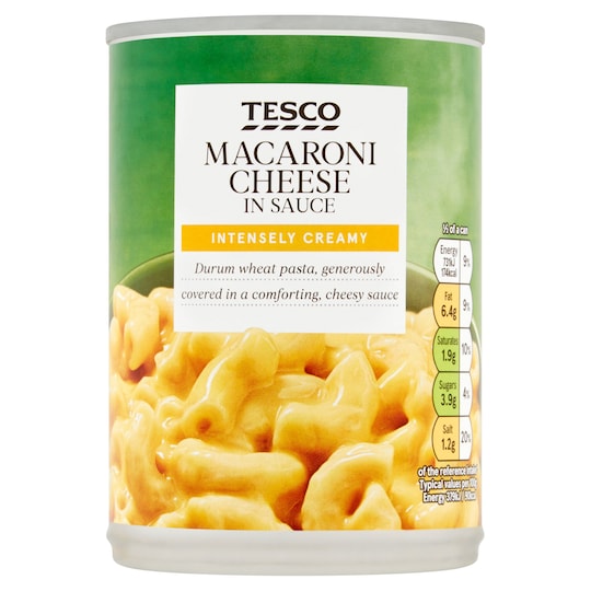 Tesco Macaroni Cheese In Sauce 385G Tesco Groceries