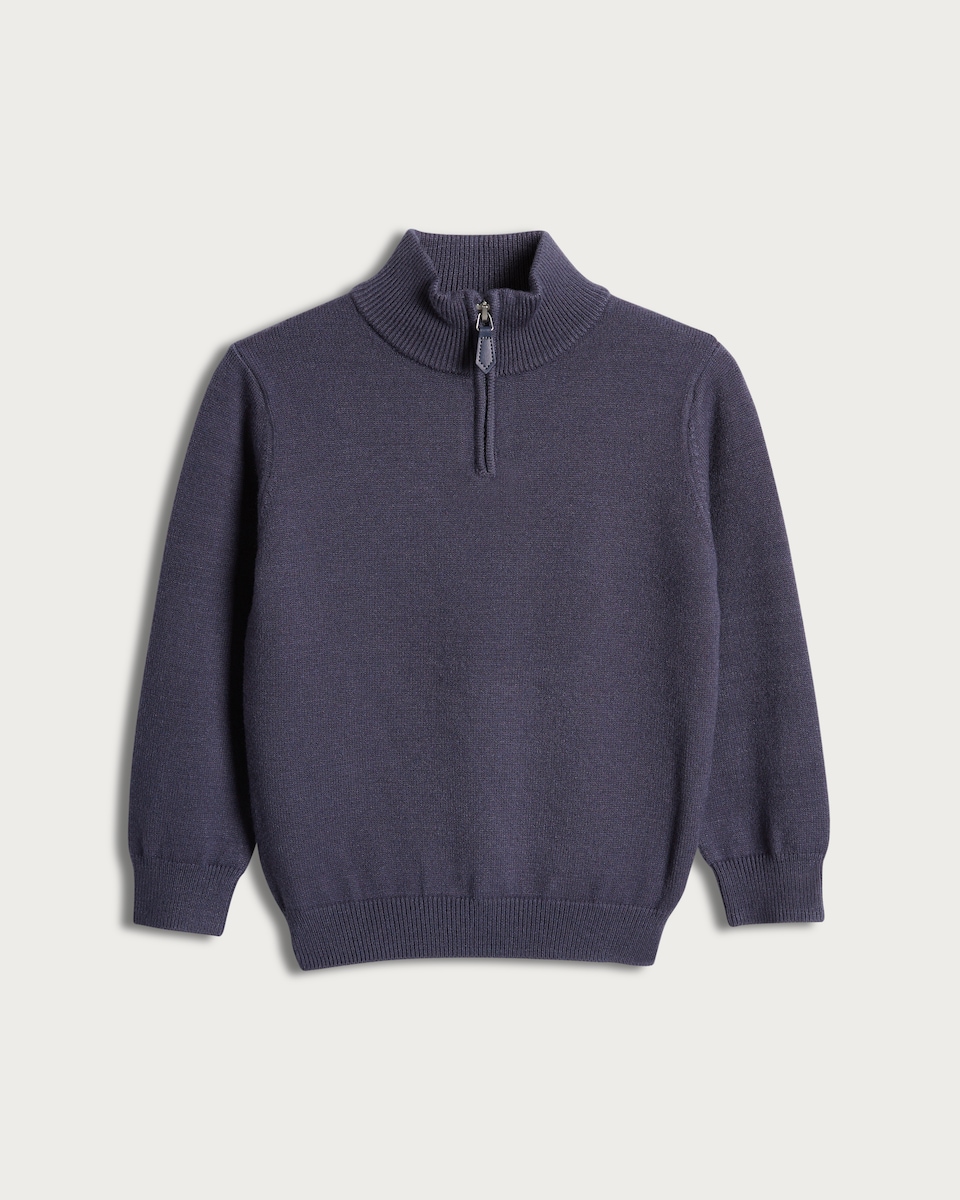 F&F x Samantha Faiers Knitted Half Zip Jumper in Navy