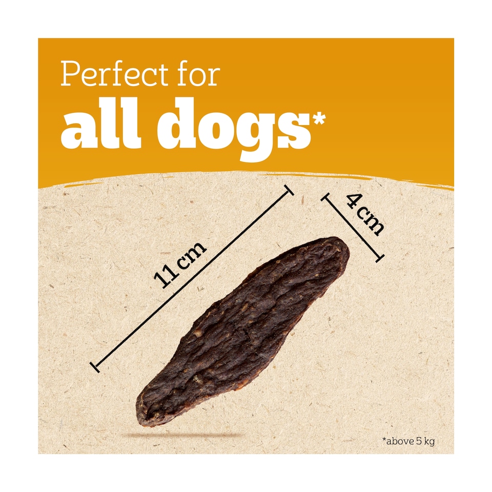 image 1 of Pedigree Ranchos Jerkies Dog Food Treat with Chicken 70g