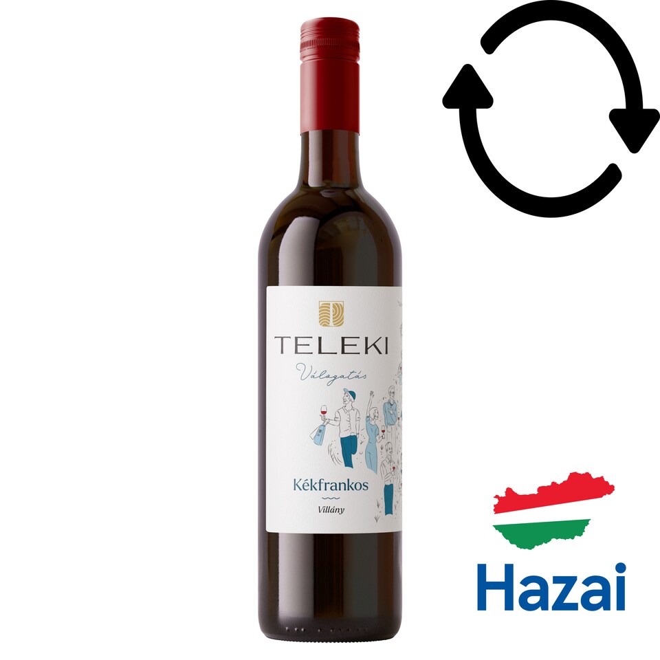 Teleki Válogatás Villányi Kékfrankos Classicus Dry Red Wine 12% 0,75 l