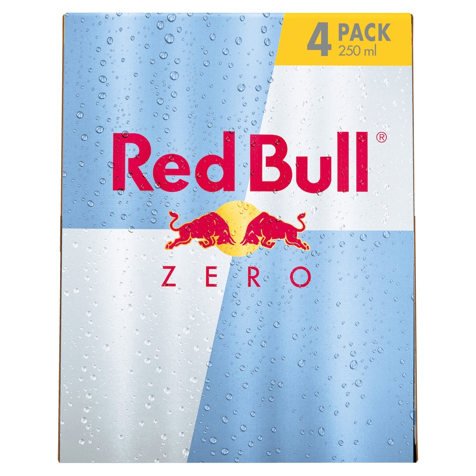 image 1 of Red Bull Zero 4 X 250Ml