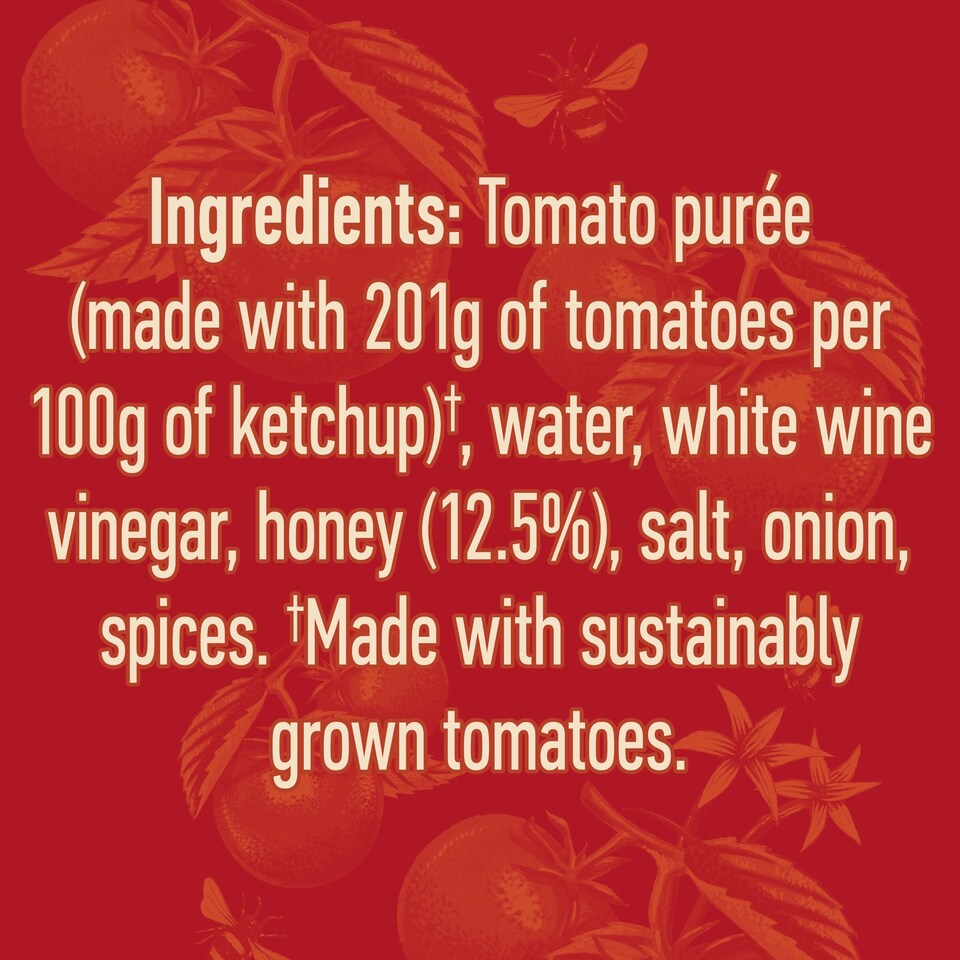 image 1 of Hellmanns Ketchup Sweetened With Honey 430Ml