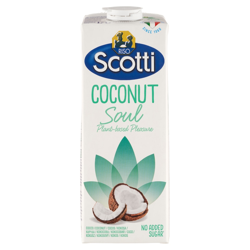 image 1 of Riso Scotti Coconut and Rice Drink with Calcium and Vitamins 1 l