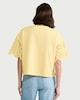 image 3 of F&F Pure Cotton Broderie Top in Yellow