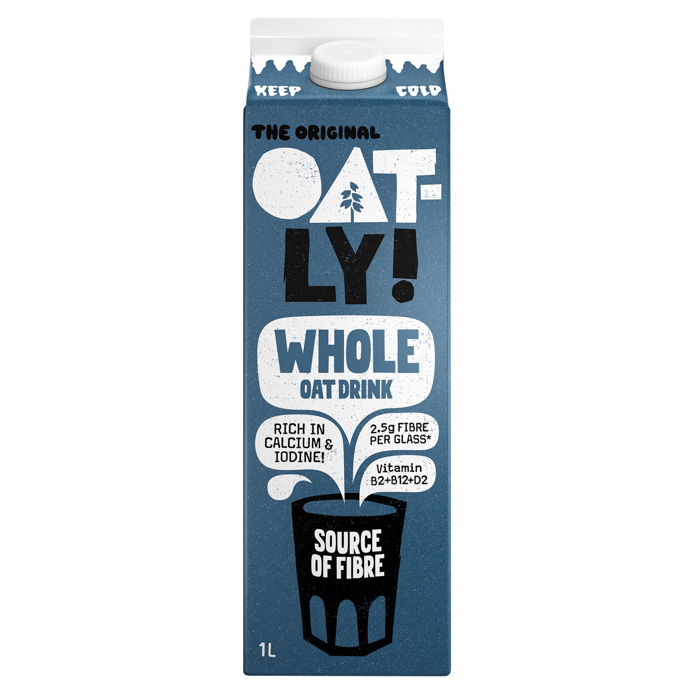 Oatly Whole Oat Drink Chilled 1L
