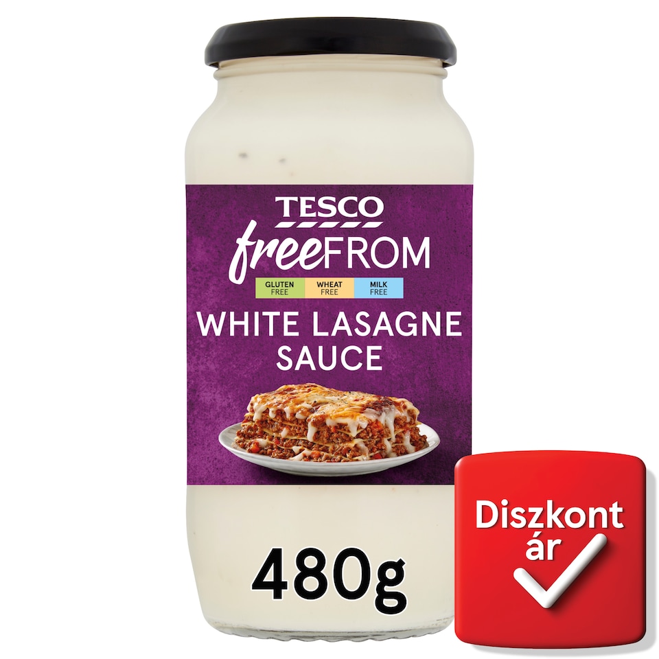 Tesco Free From fehér szósz lasagne készítéséhez kókuszkrémmel 480 g
