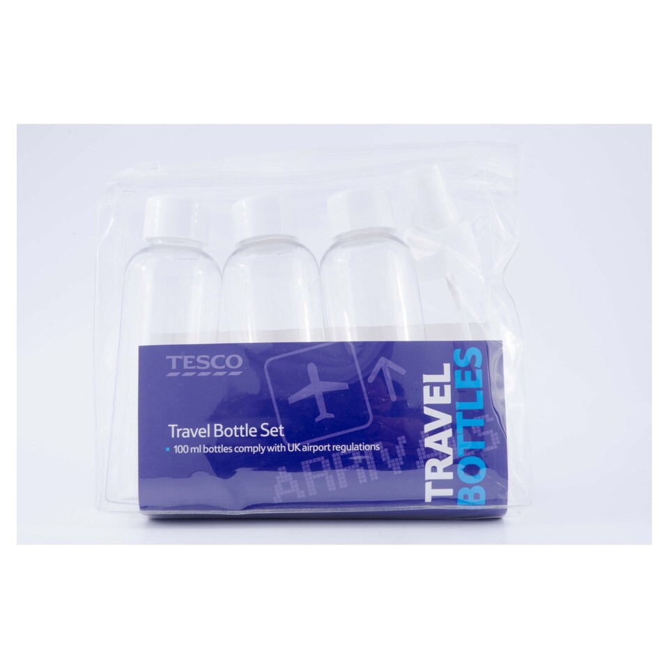 Tesco Travel Bottle Set