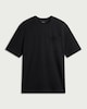 image 4 of F&F Edit Linen Rich Crew Neck T-Shirt in Black