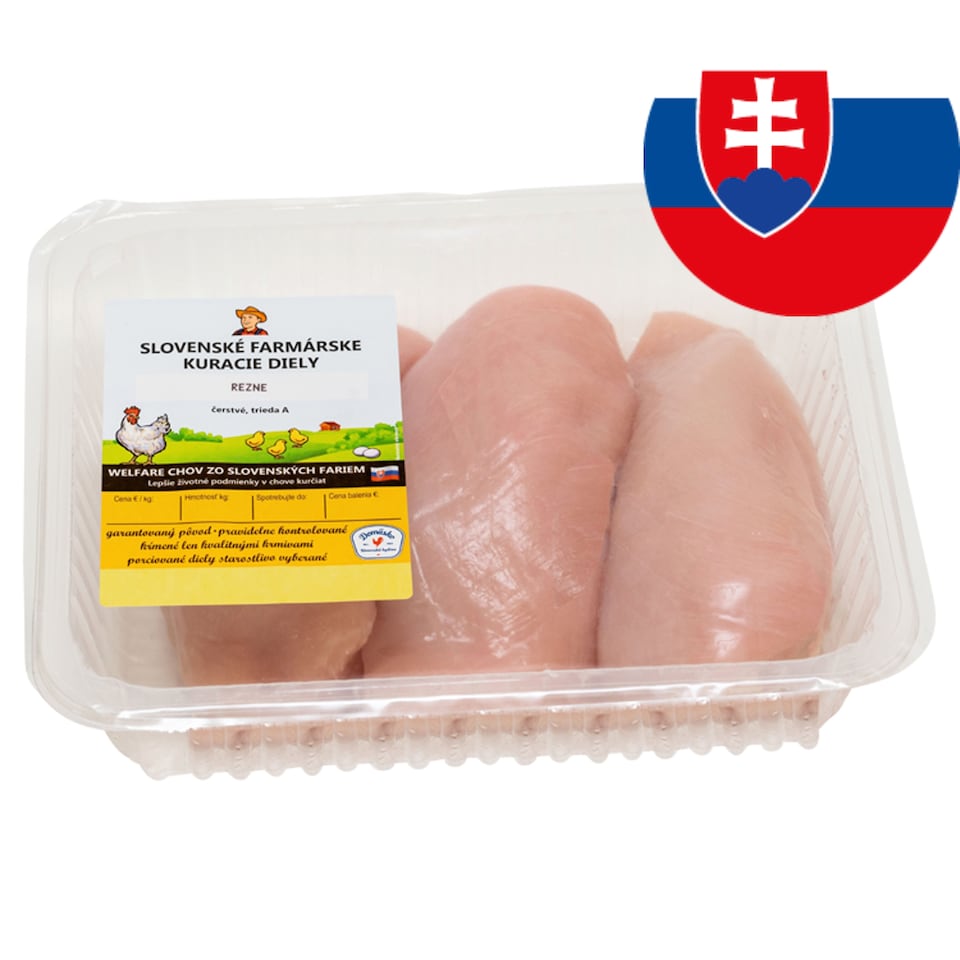 Domäsko Farmárske kuracie prsné rezne chladené