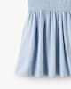 image 6 of F&F Shirred Sleeveless Mini Dress in Blue