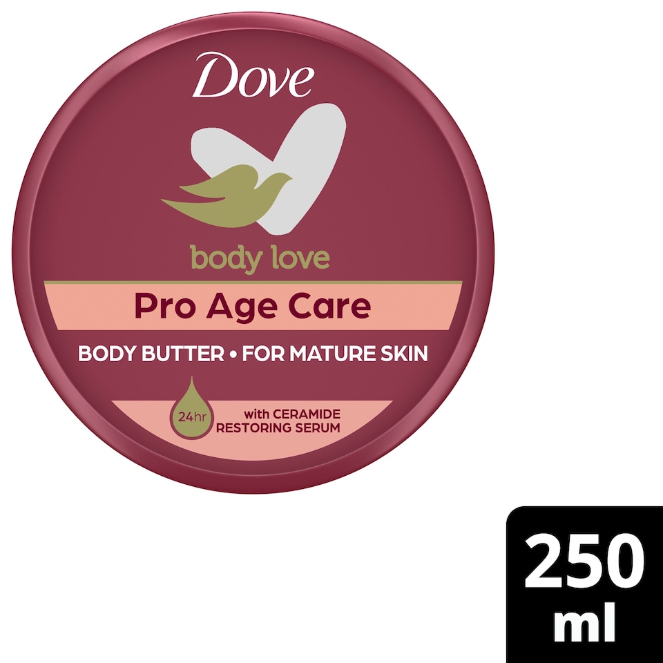 image 1 of Dove Pro Age Nourishing Body Care Body Butter 250Ml
