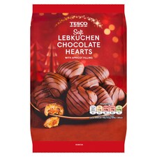 Tesco Lebkuchen Hearts 250G