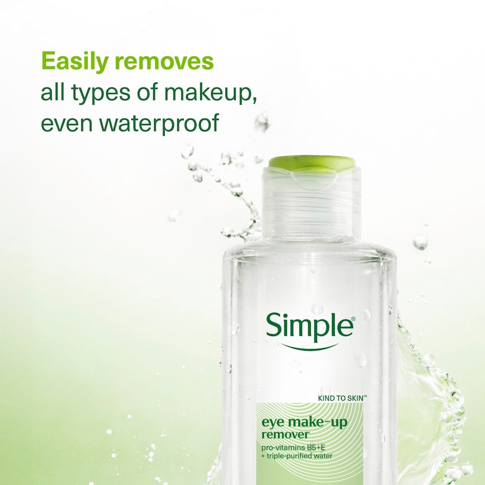 image 1 of Simple Kind To Eyes Eye Make-Up Remover 125Ml
