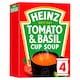 image 1 of Heinz Tomato & Basil Cup Soup 4 Pack 88G