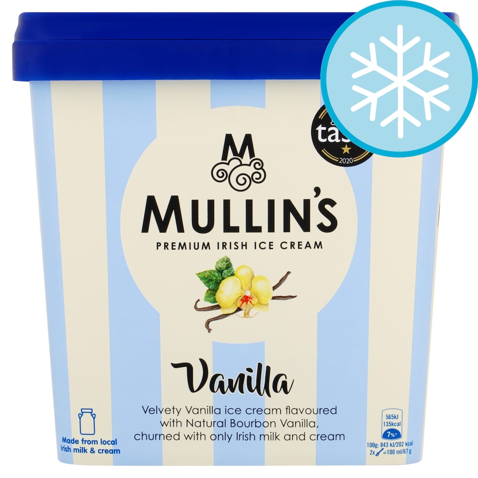 image 1 of Mullins Vanilla Ice Cream 900Ml
