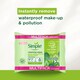 image 4 of Simple Cleansing Biodegradable Wipes 2X25 Pack