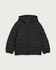 image 3 of F&F Boys Lightweight Padded Hooded Jacket in Black