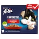 Obrázek 1 pro produkt Felix Fantastic kapsičky pro kočky kuře, hovězí, králík, jehněčí v želé 24 x 85g