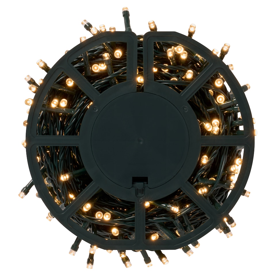 image 1 of Tesco 500 Multifunction Warm White LED Christmas Lights