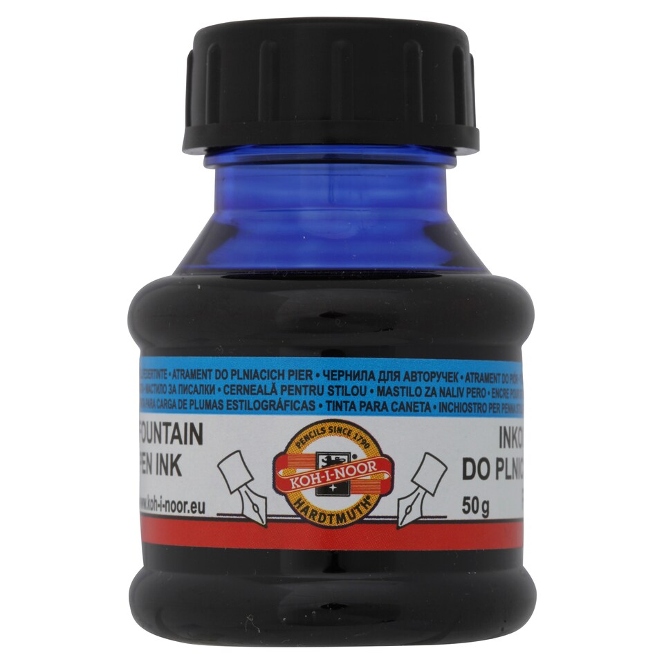 KOH-I-NOOR Atrament do plniacich pier modrý 50 g