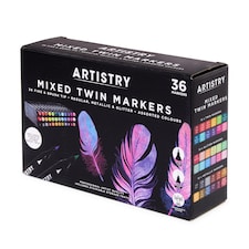 Artistry Mixed Twin Markers 36 Pack