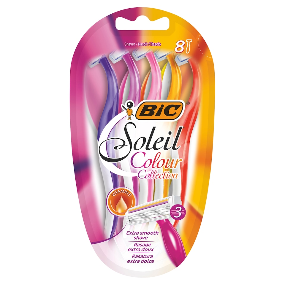 image 1 of Bic Soleil Coloured Collection Blade 8