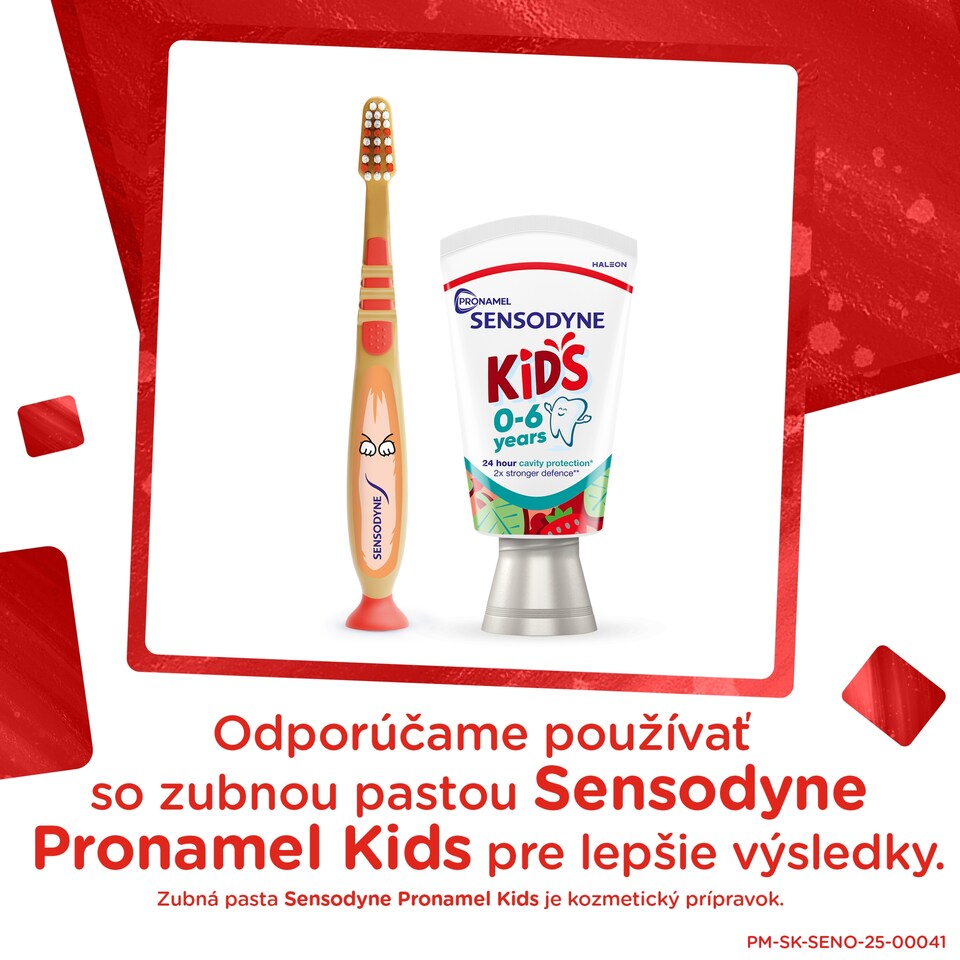 image 1 of Sensodyne Pronamel Kids Toothbrush for Children Aged 3-6 Years