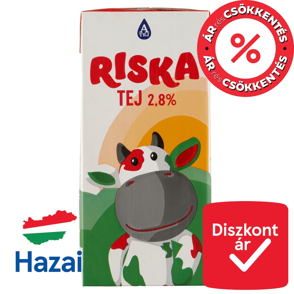 image 1 of Riska UHT Milk 2,8% 1 l