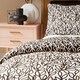 image 2 of Cosmo Living Mono Sketch Leaf Duvet Set King