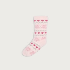 F&F Fair Isle Patterned Cosy Socks in Multi
