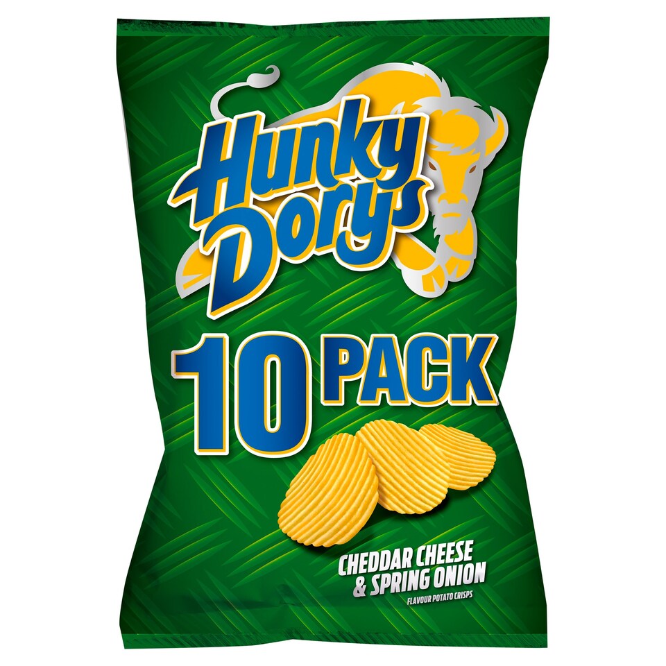 Hunky Dory's Cheese & Onion 9Pkx25g