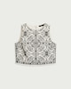 image 4 of The F&F Edit Pure Cotton Embroidered Blouse in Cream
