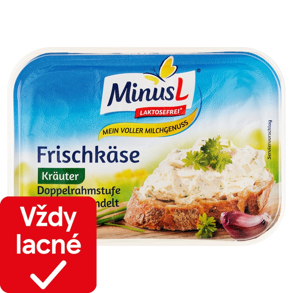 obrázok 1 z Minus L Smotanový syr s bylinkami bezlaktózový 200 g