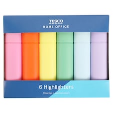 Tesco Highlighters 6pk