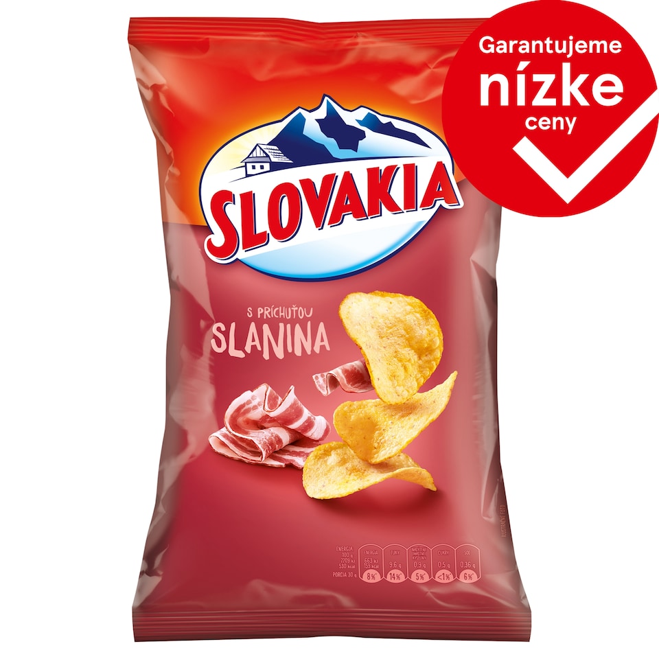 Slovakia chips slanina 130 g