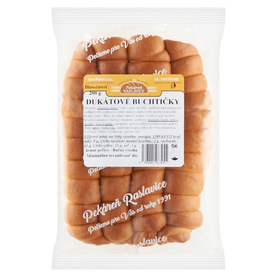 obrázok 1 z Pekáreň Raslavice Dukátové buchtičky 200 g