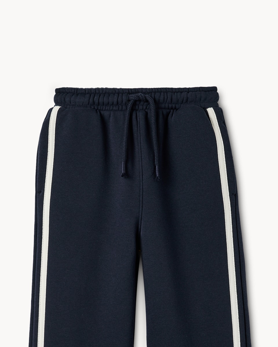 image 1 of F&F Boys Zip Up Gilet, Sweatshirt and Joggers Set in Navy