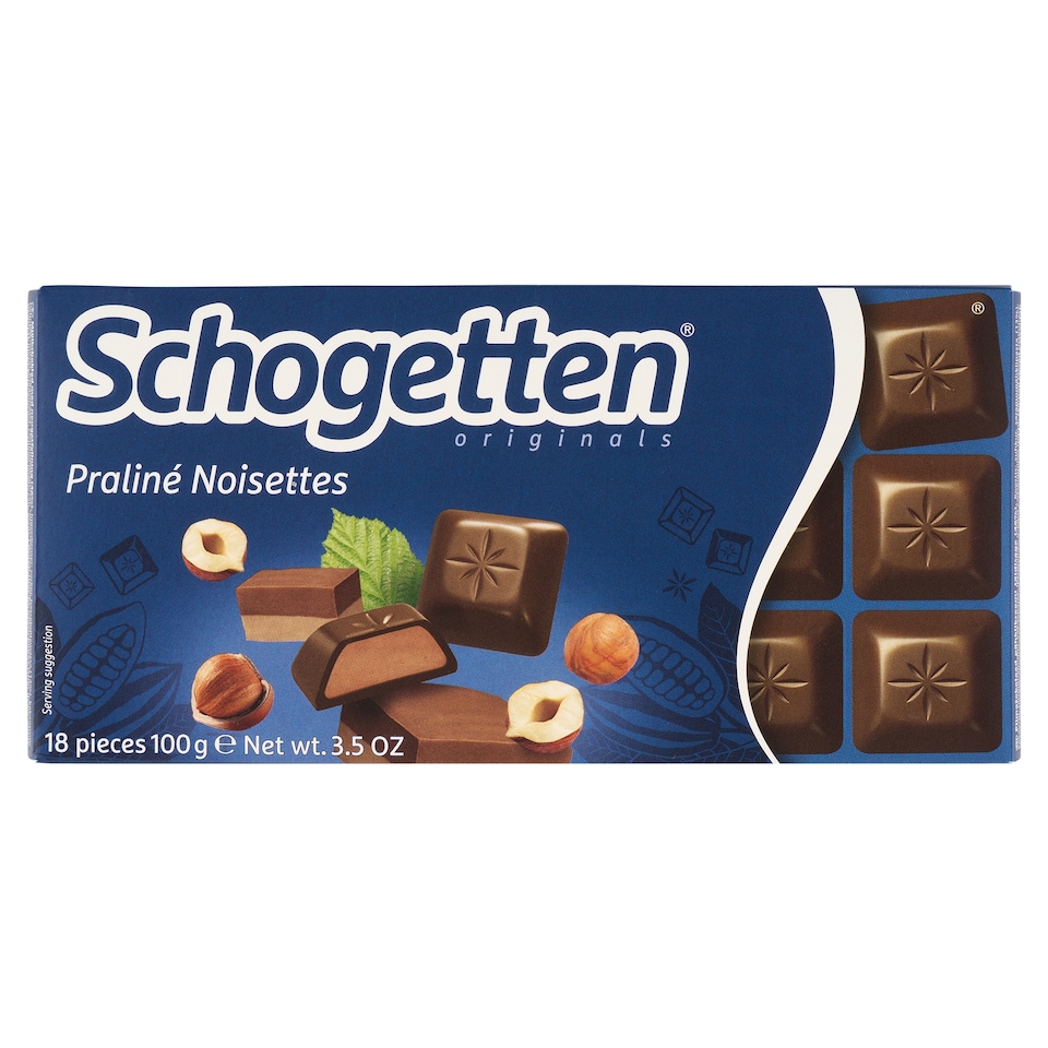 image 1 of Schogetten Milk Chocolate with Nougat Filling 100 g