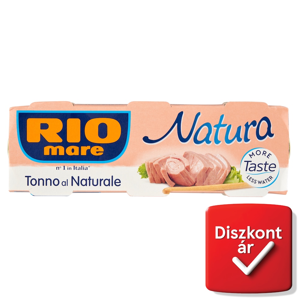 Rio Mare Natura tonhaldarab natúr lében 3 x 56 g