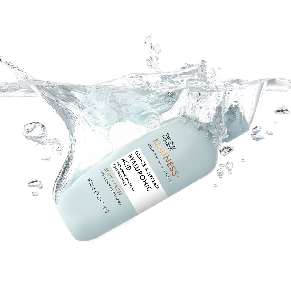 image 1 of Baylis & Harding Kindness+ Hyaluronic Acid Body Wash 500ml