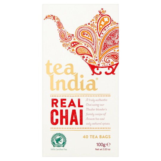 Tea India Masala Chai 40S 100G Tesco Groceries