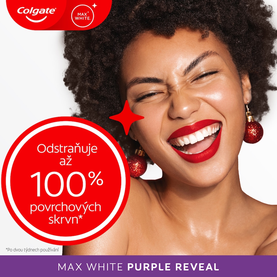 image 1 of Colgate Max White Purple Reveal Toothpaste 75 ml