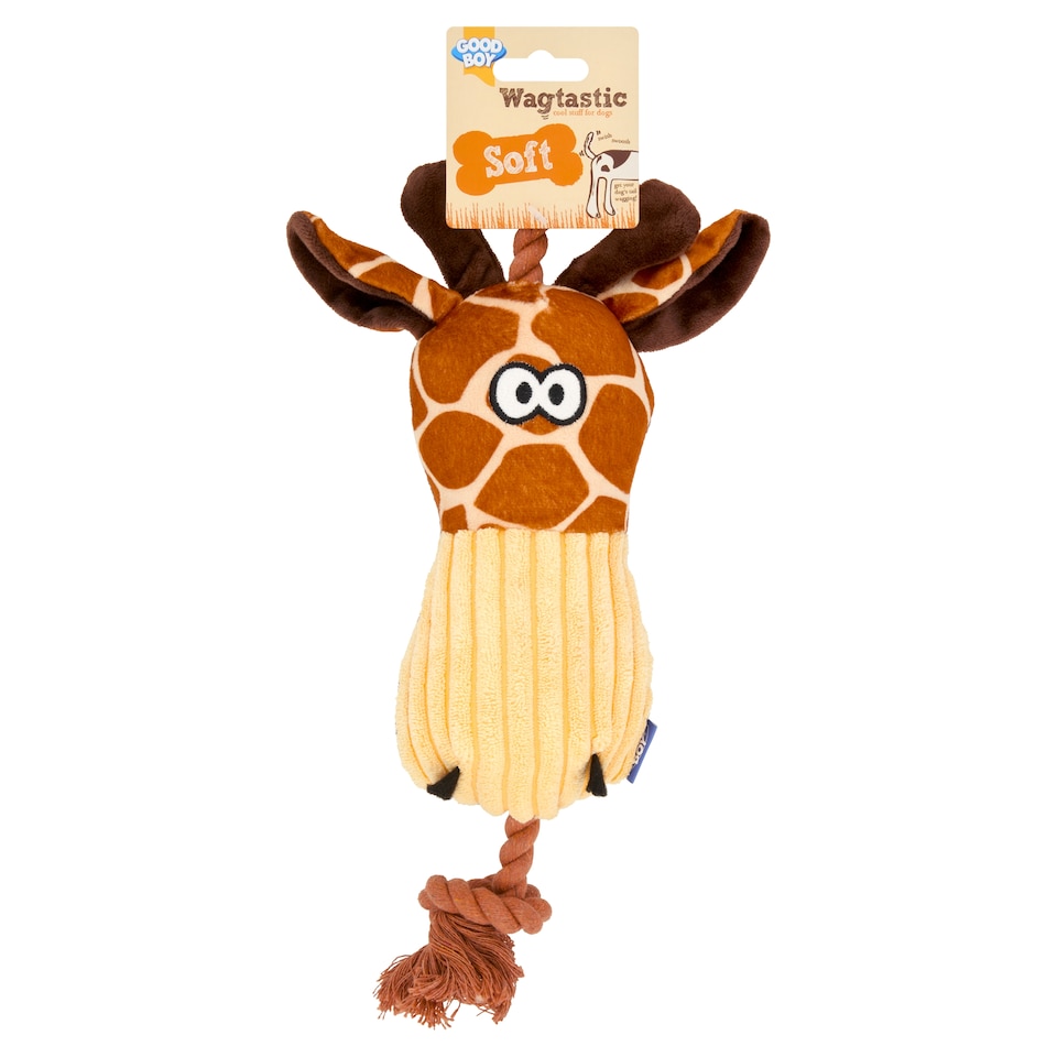 image 1 of Good Boy Soft Hug Tug Heads Dog Toy