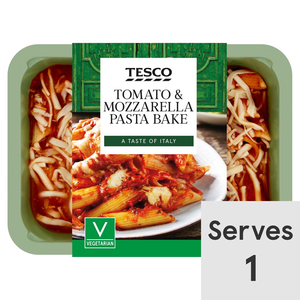 Tesco Tomato And Mozzarella Pasta Bake 450G
