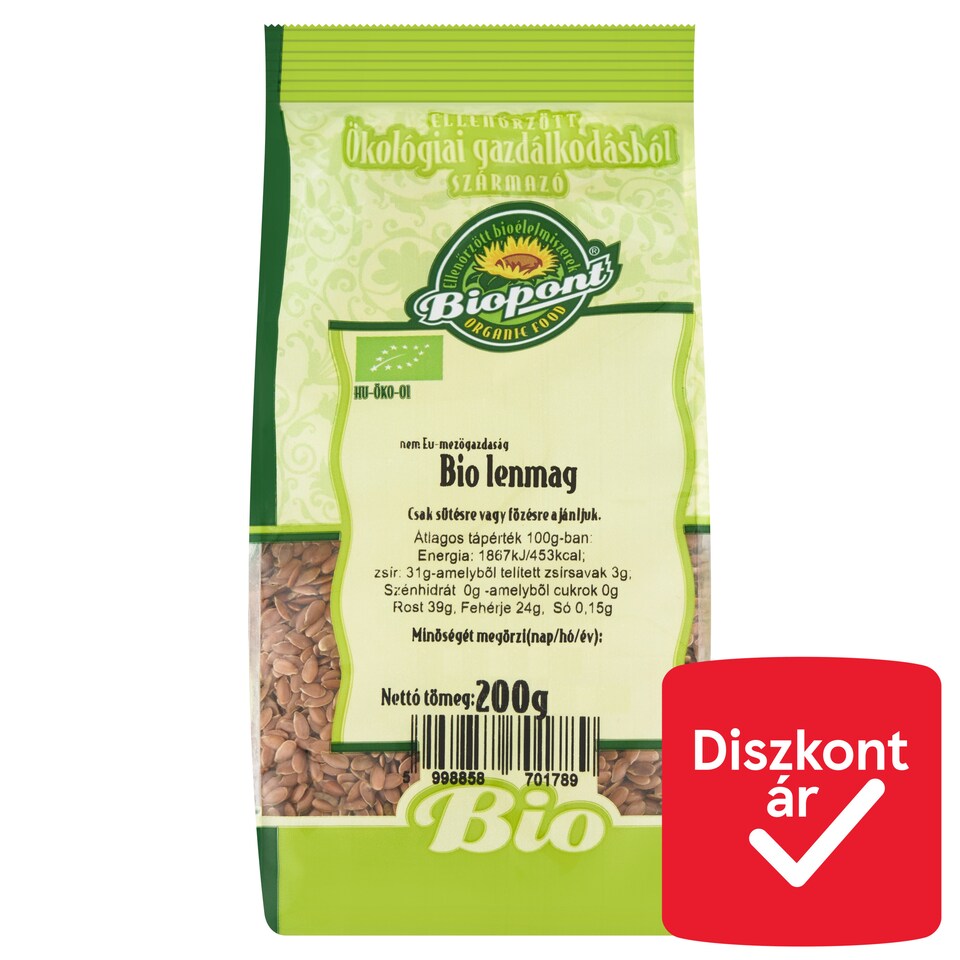 Biopont Organic Linseed 200 g