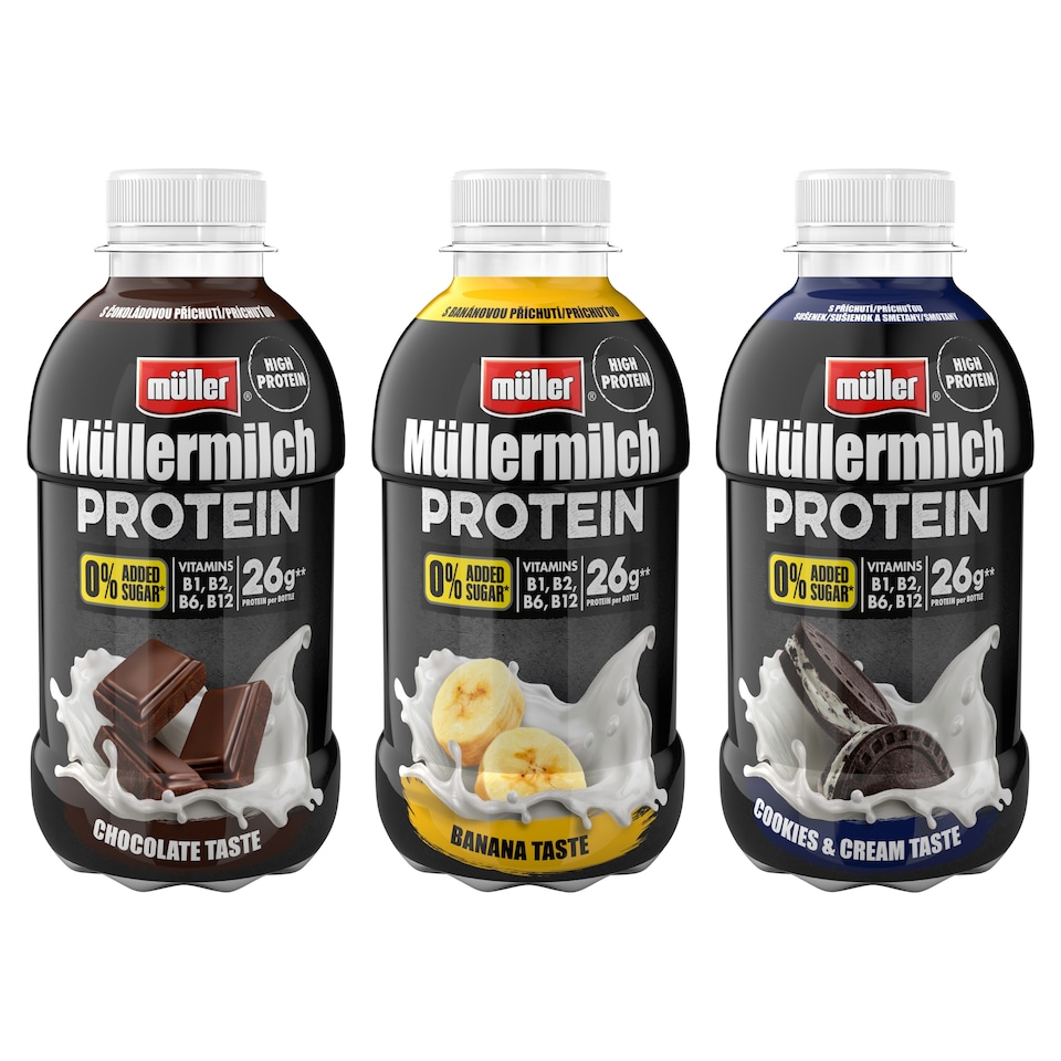 Müller Müllermilch Protein zsírszegény tejital édesítőszerekkel 400 g