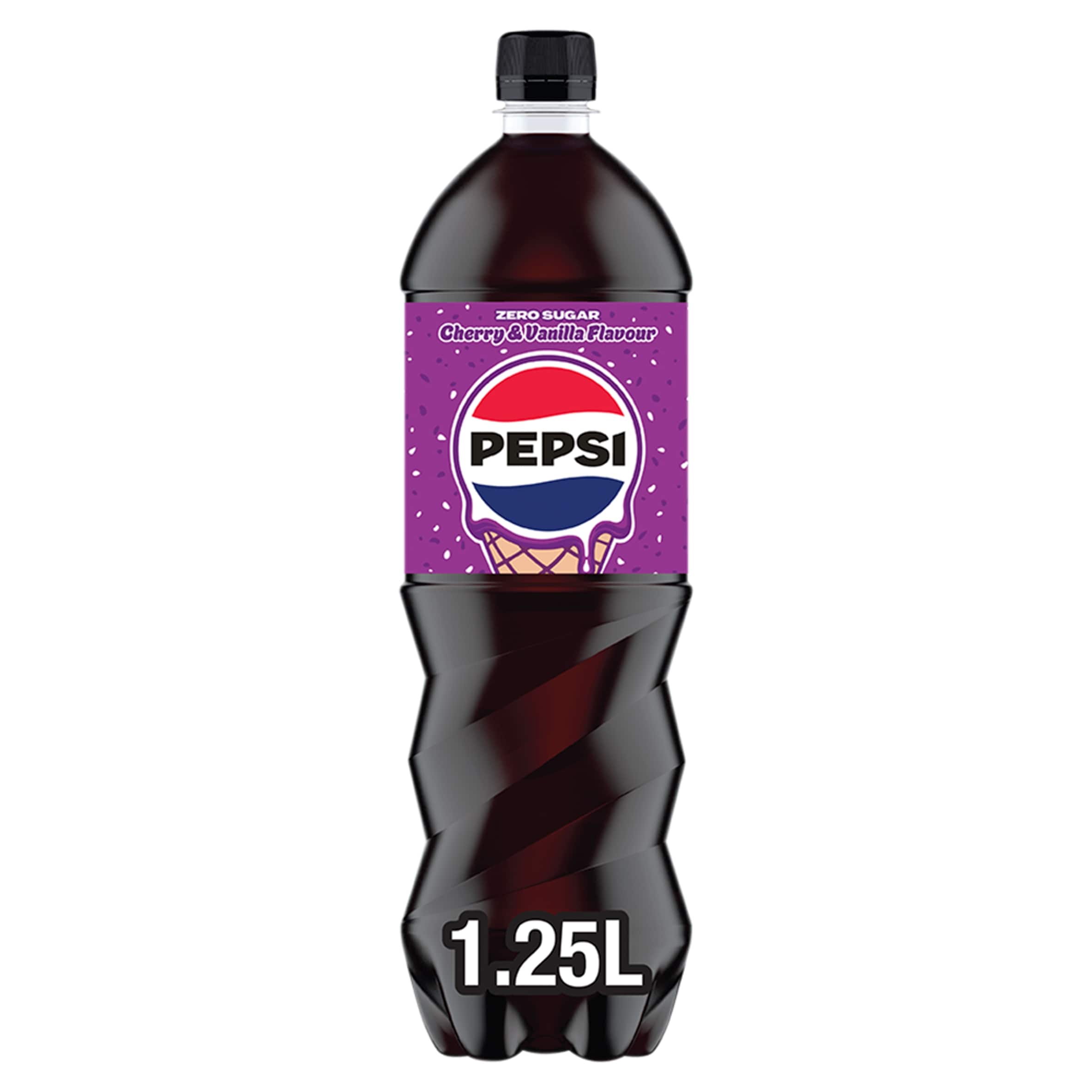 Pepsi Zero Sugar Cherry & Vanilla Flavour 1.25L