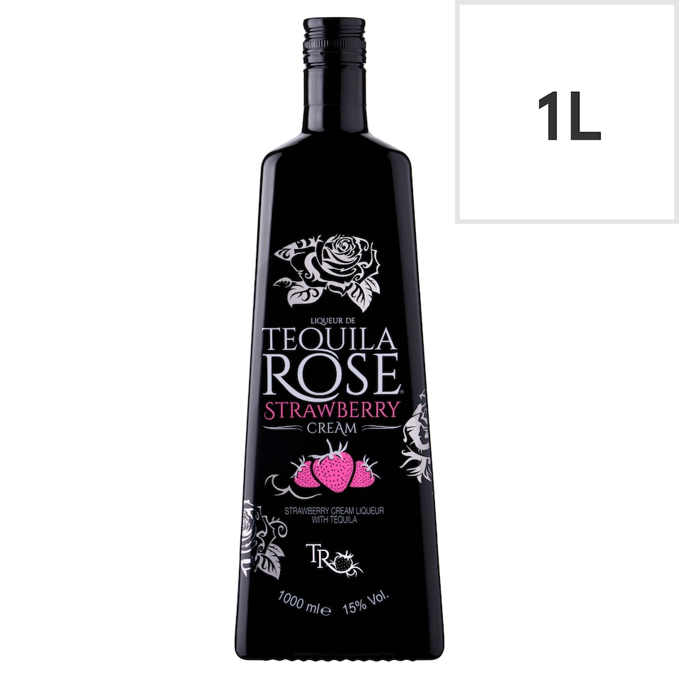 Tequila Rose Strawberry Cream Liqueur 1L 